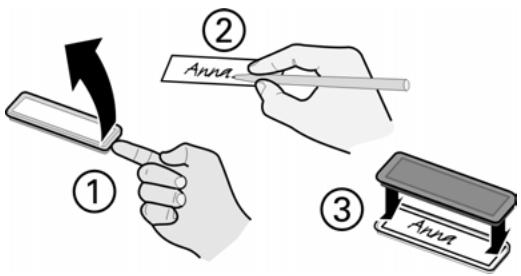 GIGASET 5040 - Inscription du nom des contacts sur les touches Mémoire - 1