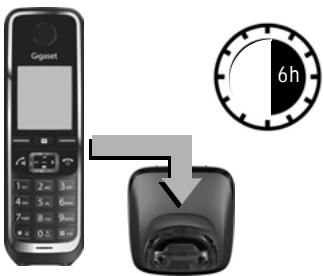 GIGASET C530 IP - Chargement des batteries - 1