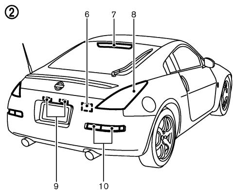 NISSAN 350Z 2005 - AMPOULES - 2