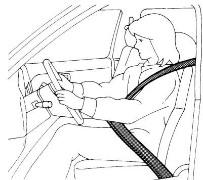 NISSAN 350Z 2005 - PRECAUTIONS À PRENDRE AVEC LES CEINTURES DE SECURITÉ - 1