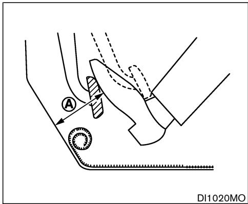 NISSAN 350Z 2005 - VERIFICATION DU FREIN DE STATIONNEMENT - 1
