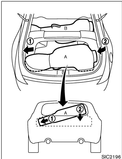 NISSAN 350Z 2005 - ATTACHE DES SACS DE GOLF - 1