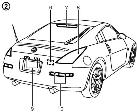 NISSAN 350Z 2006 - AMPOULES - 2