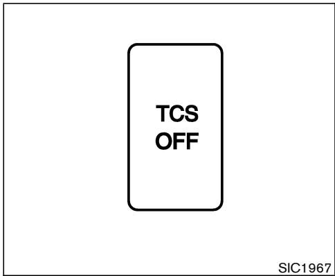 NISSAN 350Z 2006 - COMMUTATEUR D'ANNULATION DU CONTROLE DE LA TRACTION (TCS) (si le vehicule en est équipé) - 1