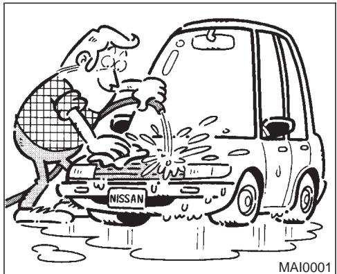 NISSAN MAXIMA 2002 - NETTOYAGE DE L'EXTÉRIEUR DU VÉHICULE - 1