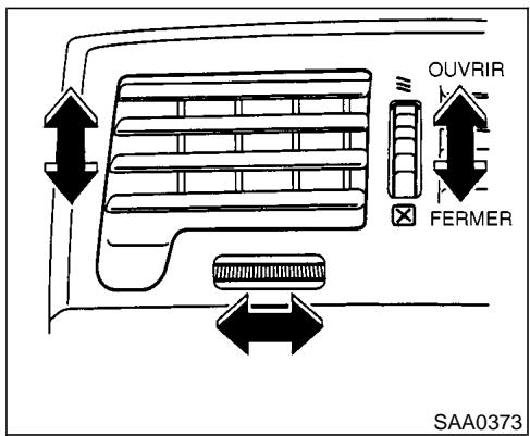 NISSAN MAXIMA 2002 - BOUCHES D'AIR - 1