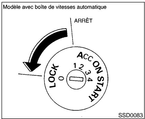 NISSAN MAXIMA 2002 - CONTACTEUR D'ALLUMAGE - 1