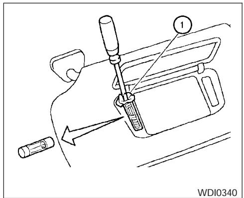 NISSAN MAXIMA 2005 - Lampes individuelles ou de lecture avant - Type B - 1