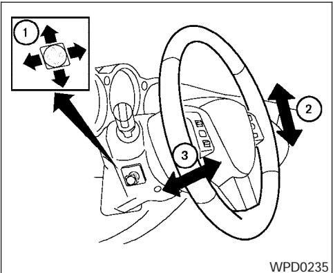 NISSAN MAXIMA 2005 - COLONNE DE DIRECTION TÉLESCOPIQUE INCLINABLE - 1