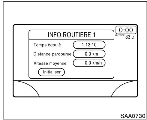 NISSAN MURANO 2004 - COMMENT UTILISER LA TOUCHE «TRIP» - 1