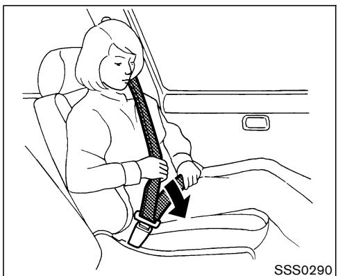 NISSAN MURANO 2006 - Bouclage des ceintures de sécurité - 2