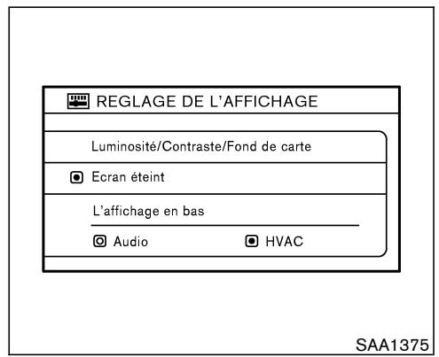 NISSAN MURANO 2006 - COMMENT UTILISER LE BOUTON «SETTING» - 1