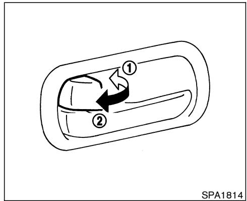 NISSAN MURANO 2006 - Ouverture et fermeture des vitres avant - 1
