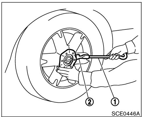 NISSAN MURANO 2006 - Roue de secours et outils - 4