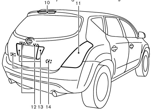 NISSAN MURANO 2007 - AMPOULES - 2
