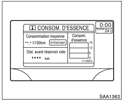 NISSAN MURANO 2007 - COMMENT UTILISER LE BOUTON «TRIP» - 1