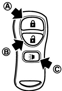 NISSAN MURANO 2007 - COMMENT UTILISER LE SYSTÈME À TÉLÉCOMMANDE D'OUVERTURE SANS CLÉ - 3