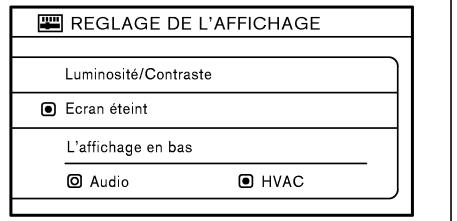 NISSAN MURANO 2007 - COMMENT UTILISER LE BOUTON «SETTING» - 1