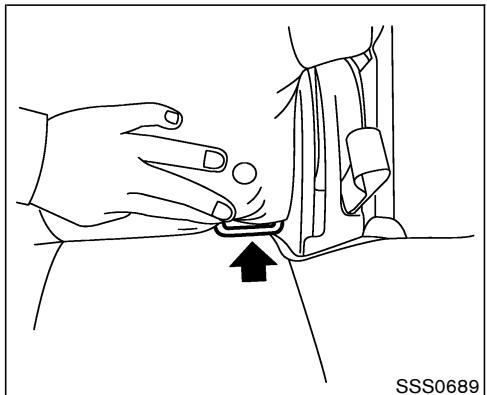 NISSAN MURANO 2007 - Système LATCH (ancrages inférieurs et attaches pour enfants) - 2