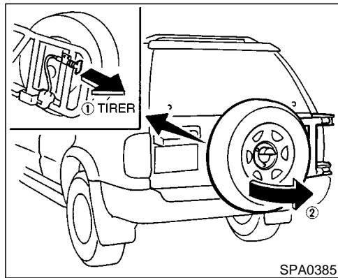 NISSAN PATHFINDER 2002 - UTILISATION DE LA CLÉ - 1