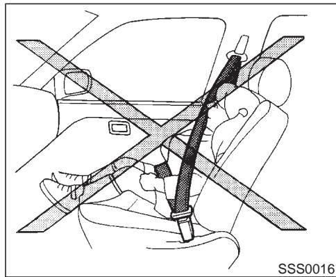 NISSAN PATHFINDER 2002 - CEINTURES DE SECURITÉ - 2