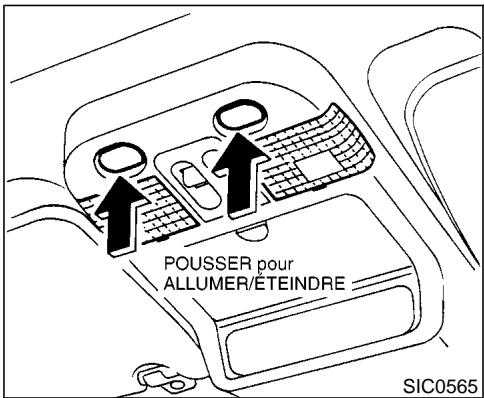 NISSAN PATHFINDER 2002 - LAMPES DE LECTURE - 1