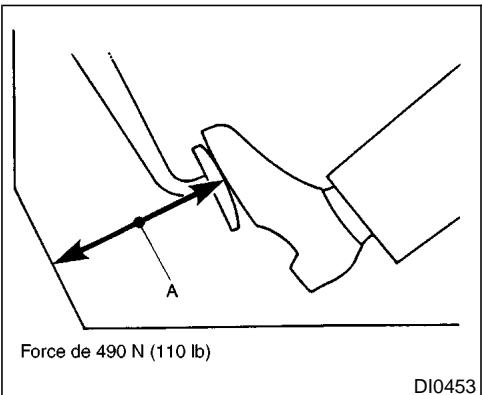 NISSAN PATHFINDER 2002 - VÉRIFICATION DU FREIN DE STATIONNEMENT - 1