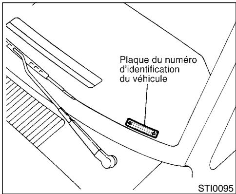 NISSAN PATHFINDER 2002 - IDENTIFICATION DU VÉHICULE - 1