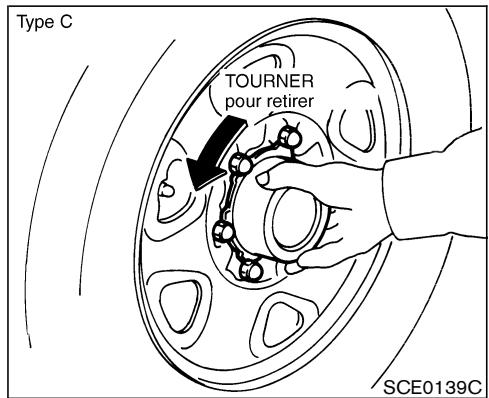 NISSAN PATHFINDER 2004 - Roue de secours et outils - 5