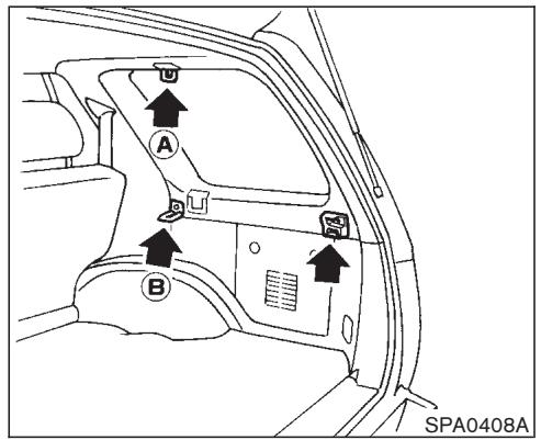 NISSAN PATHFINDER 2004 - Étape de définition de la limite de charge correcte - 1