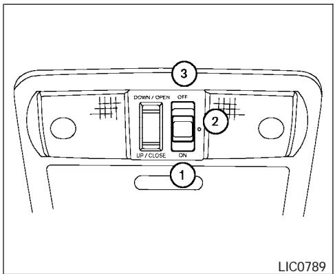 NISSAN PATHFINDER 2005 - Si le toit ouvrant ne se ferme pas - 1