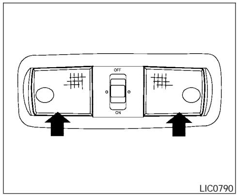 NISSAN PATHFINDER 2005 - LAMPES INDIVIDUELLES (selon l'équipement du véhicule) - 1