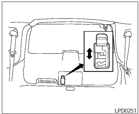 NISSAN PATHFINDER 2005 - AVERTISSEMENT - 2