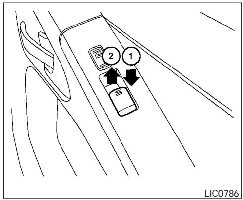 NISSAN PATHFINDER 2006 - Commande des glaces électriques du côte conducteur - 1