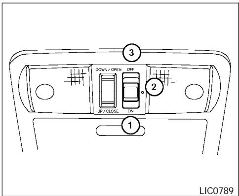 NISSAN PATHFINDER 2006 - Si le toit ouvrant ne se ferme pas - 1