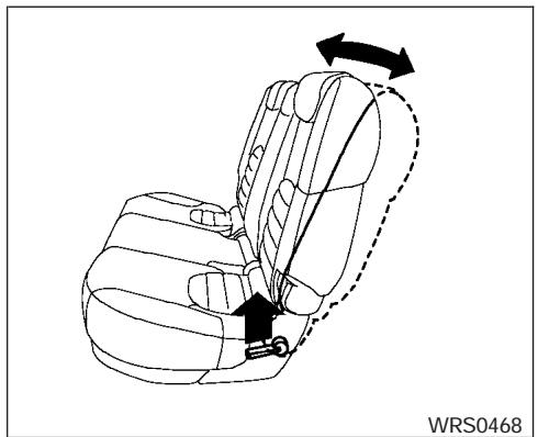 NISSAN PATHFINDER 2006 - Commande de support lombaire du siège (siège du conducteur) - 1