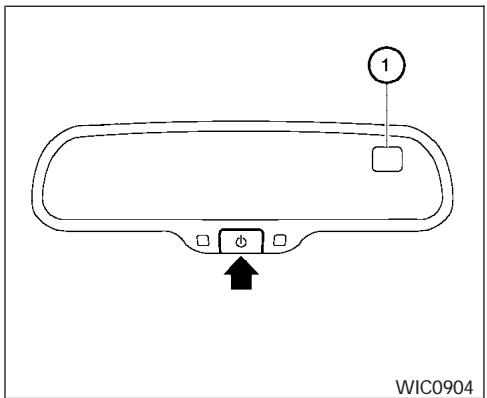 NISSAN PATHFINDER 2006 - AFFICHAGE DE LA TEMPERATURE EXTERIEURE ET DE LA BOUSSOLE (selon l'équipement du vehicule) - 1