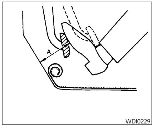 NISSAN PATHFINDER 2006 - VÉRIFICATION DU FREIN DE STATIONNEMENT - 1
