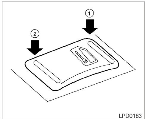 NISSAN PATHFINDER 2006 - VERROUILLAGE AU MOYEN D'UNE CLÉ - 2
