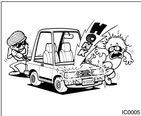 NISSAN QUEST 2001 - SYSTEME DE SECURITE DU VEHICULE (le cas échéant) - 1