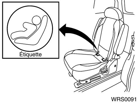 NISSAN QUEST 2001 - 1-72 Sièges, dispositifs de retenue et systèmes de coussin gonflable d'appoint - 3
