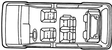 NISSAN QUEST 2001 - POSITION DES SIÉGES - 3