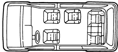 NISSAN QUEST 2001 - AVEC LES SIÉGES BAQUETS   INDIVIDUELS À LA DEUXIÈME   RANGÉE - 2