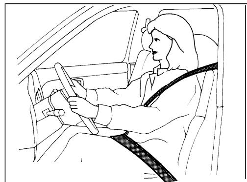 NISSAN QUEST 2001 - PRECAUTIONS À PRENDRE AVEC LES SYSTÉMES DE RETENUE SUPPLEMENTaire - 1