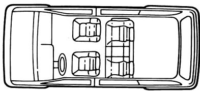 NISSAN QUEST 2001 - POSITION DES SIÉGES - 8