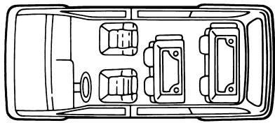 NISSAN QUEST 2001 - POSITION DES SIÉGES - 7