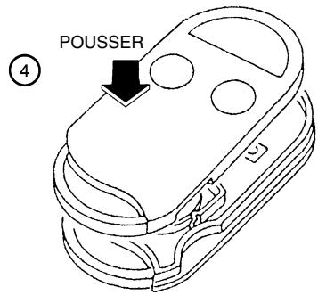 NISSAN QUEST 2001 - REEMPLACEMENT DE LA PILE DE LA TELECOMMANDE MULTIPLE - 3