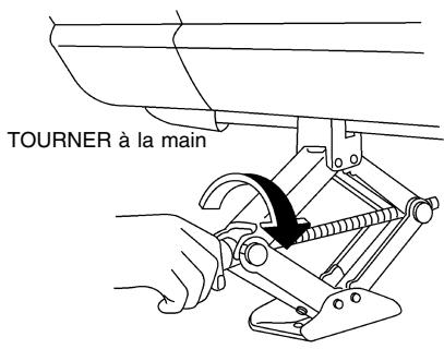 NISSAN QUEST 2001 - Posez le cric sur un sol plat et dur. - 1