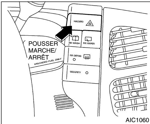 NISSAN QUEST 2001 - COMMUTATEUR DES FEUX DE DÉTRESSE - 1