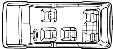 NISSAN QUEST 2001 - AVEC LES SIÉGES BAQUETS   INDIVIDUELS À LA DEUXIÈME   RANGÉE - 1